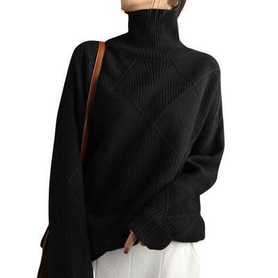 Adelia - The Chic High Neck Sweater