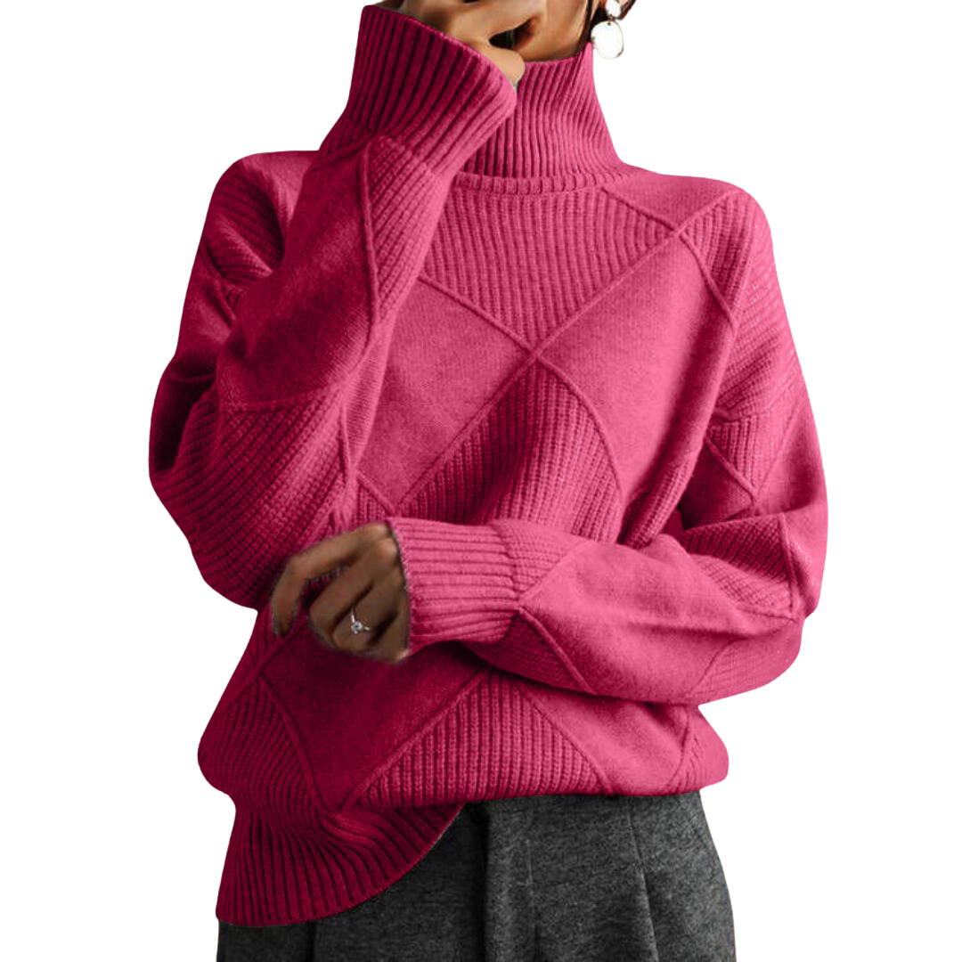 Adelia - The Chic High Neck Sweater