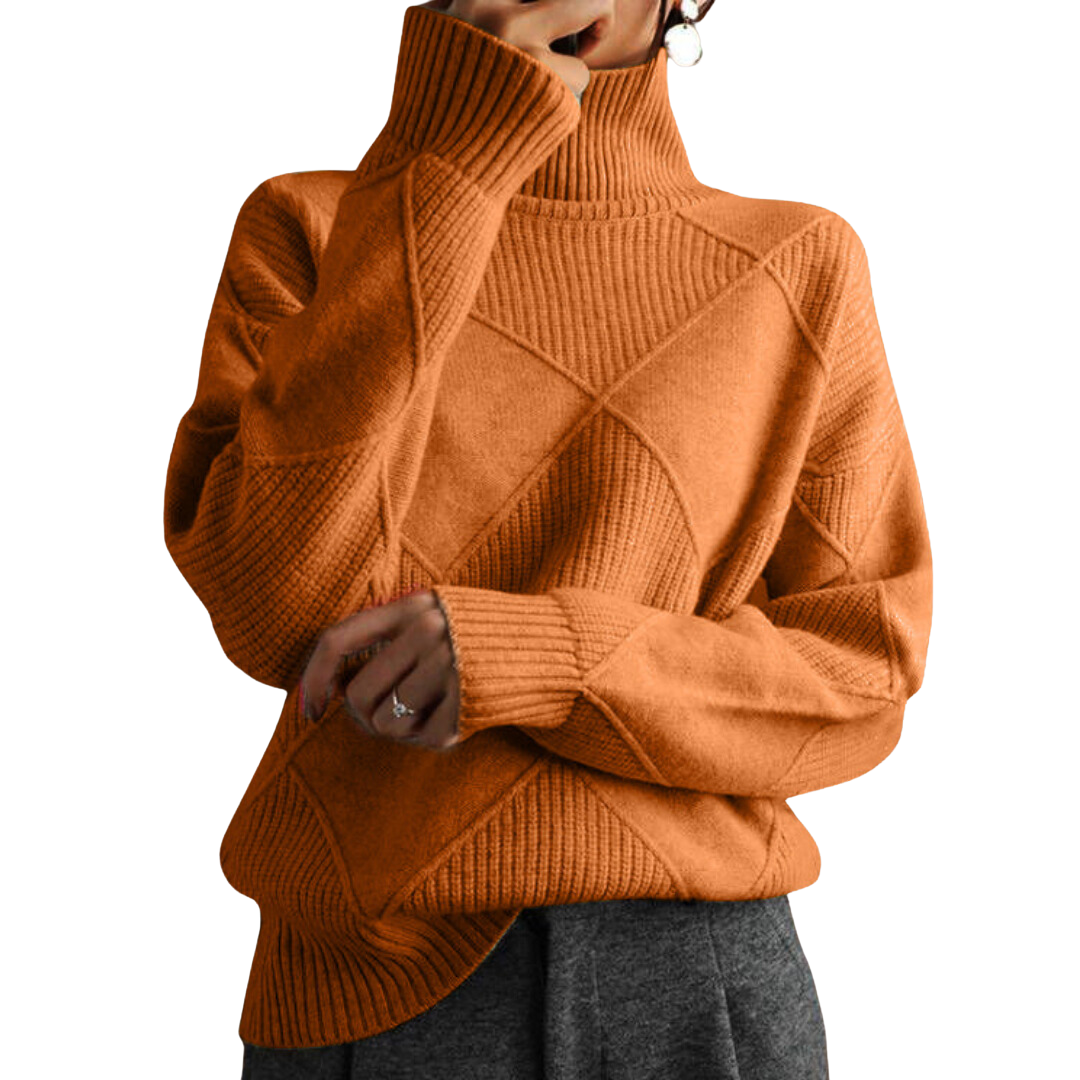 Adelia - The Chic High Neck Sweater