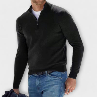 Diego | Half Zip Cashmere Sweater