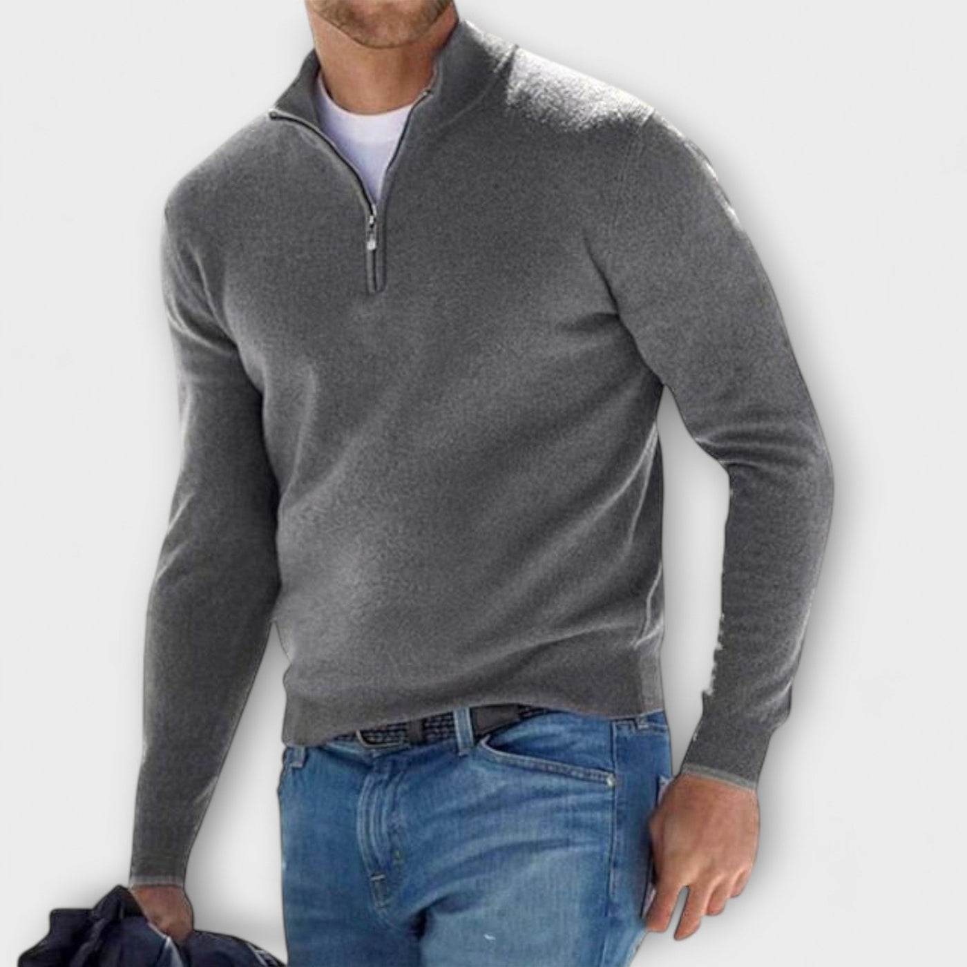 Diego | Half Zip Cashmere Sweater