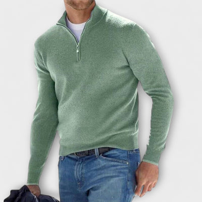 Diego | Half Zip Cashmere Sweater