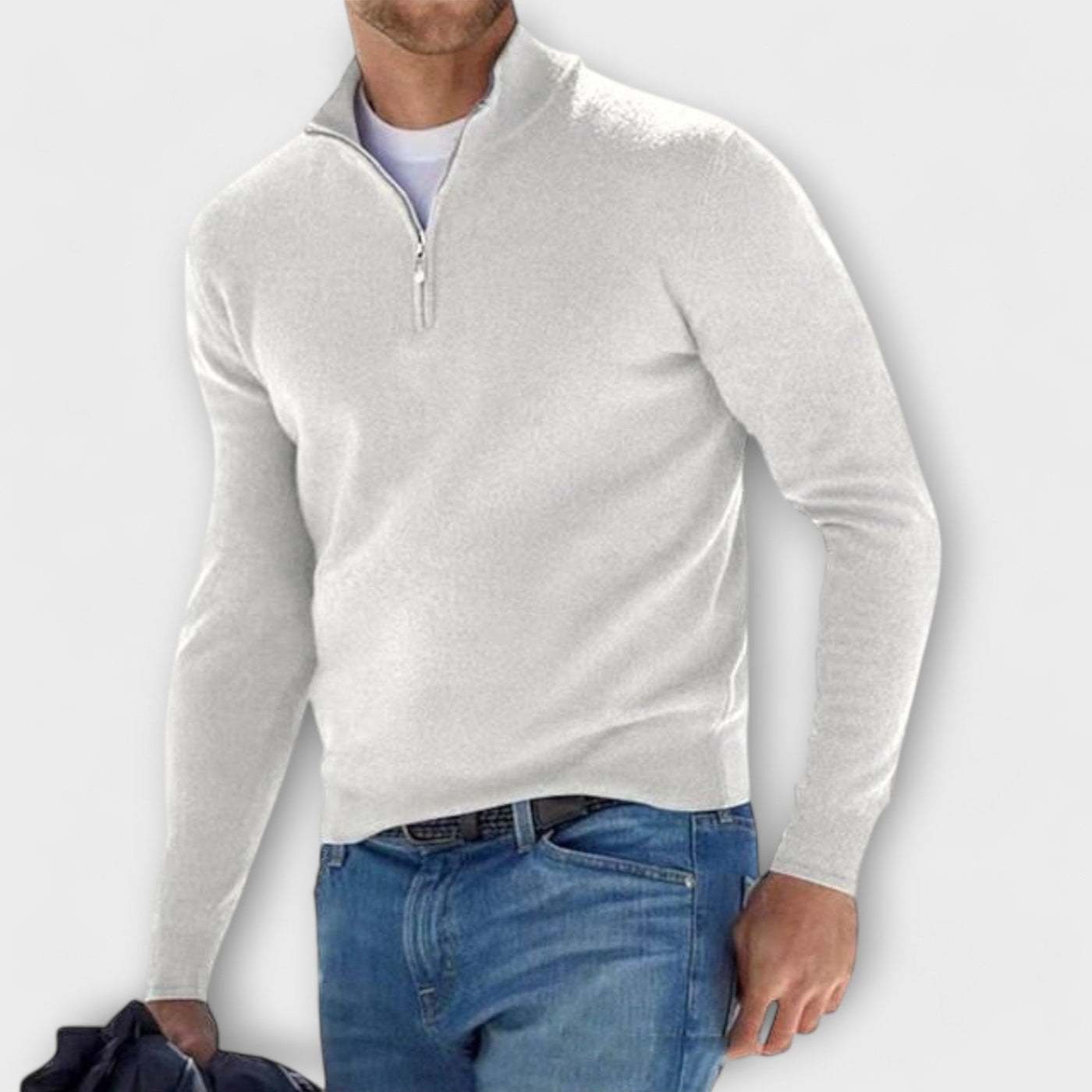 Diego | Half Zip Cashmere Sweater