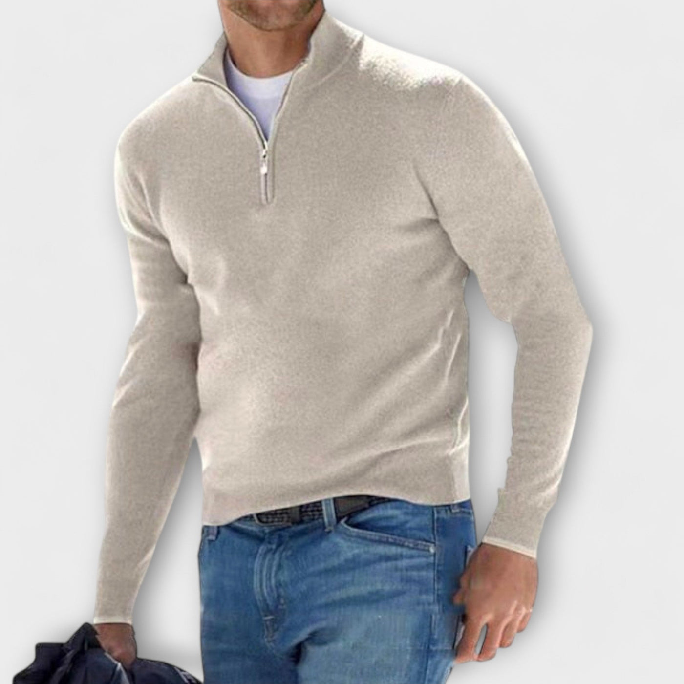 Diego | Half Zip Cashmere Sweater